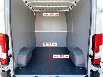 Citroen Jumper brygadówka 140KM A31211 - bok zabudowy