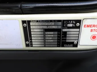 DAF Lf specjalistyczne 230KM 493903 - wnetrze