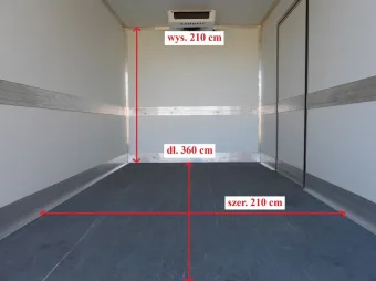 Fiat Ducato kontener chłodnia 140KM U88762 - tyl zabudowy