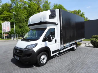 Fiat Ducato skrzynia plandeka 10 palet 160KM P69630 - przód lewy