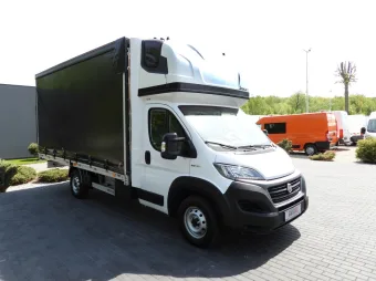 Fiat Ducato skrzynia plandeka 10 palet 160KM P69630 - przód prawy