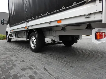 Fiat Ducato skrzynia plandeka 10 palet 160KM T63576 - otwarcie zabudowy