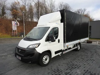 Fiat Ducato skrzynia plandeka 10 palet 160KM T63576 - przód lewy