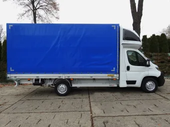 Fiat Ducato skrzynia plandeka 10 palet 180KM N95475 - bok prawy