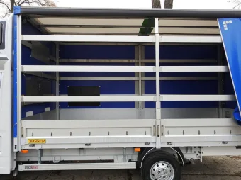 Fiat Ducato skrzynia plandeka 10 palet 180KM N95475 - kabina kierowcy