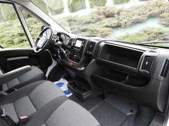 Fiat Ducato skrzynia plandeka 10 palet 180KM N95475 - panel klimatyzacji