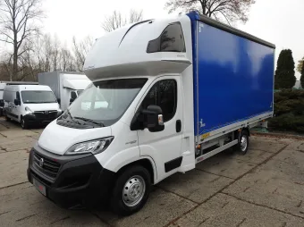 Fiat Ducato skrzynia plandeka 10 palet 180KM N95475 - przód lewy