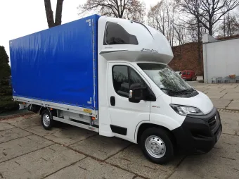 Fiat Ducato skrzynia plandeka 10 palet 180KM N95475 - przód prawy