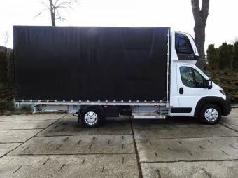 Fiat Ducato skrzynia plandeka 10 palet 180KM W39377 - bok prawy