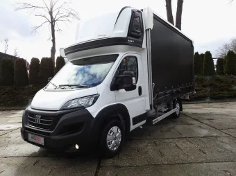 Fiat Ducato skrzynia plandeka 10 palet 180KM W39377 - kabina kierowcy