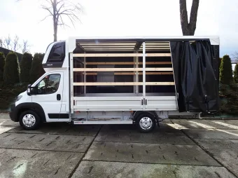 Fiat Ducato skrzynia plandeka 10 palet 180KM W39377 - przestrzeń ładunkowa