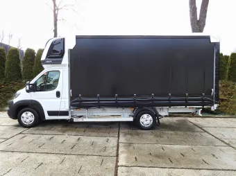 Fiat Ducato skrzynia plandeka 10 palet 180KM W39377 - tył środek zabudowy
