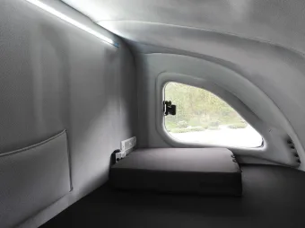 Fiat Ducato skrzynia plandeka 10 palet 180KM W41339 - boczek drzwi