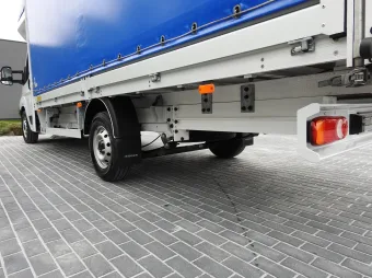 Fiat Ducato skrzynia plandeka 10 palet 180KM W41339 - otwarcie zabudowy