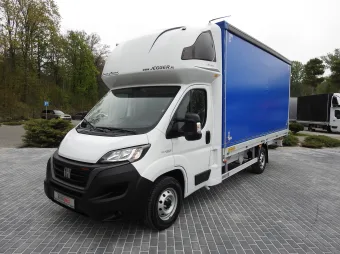 Fiat Ducato skrzynia plandeka 10 palet 180KM W41339 - przód lewy