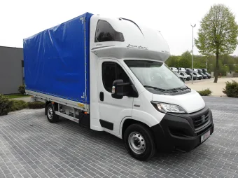 Fiat Ducato skrzynia plandeka 10 palet 180KM W41339 - przód prawy