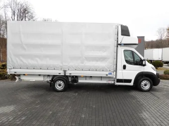 Fiat Ducato skrzynia plandeka 10 palet 180KM X75398 - bok prawy
