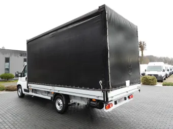 Fiat Ducato skrzynia plandeka 10 palet 160KM R59195 - bok tyl