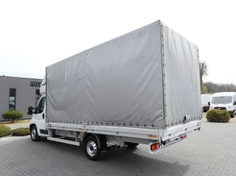 Fiat Ducato skrzynia plandeka 10 palet 160KM U02479 - bok tyl