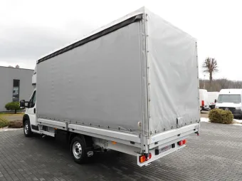 Fiat Ducato skrzynia plandeka 10 palet 180KM X75398 - bok tyl