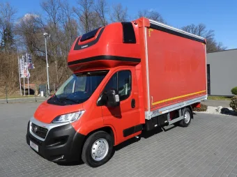 Fiat Ducato skrzynia plandeka 8 palet 180KM L09210 - przod lewy