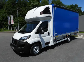 Fiat Ducato skrzynia plandeka 10 palet 180KM T85754 - przod lewy