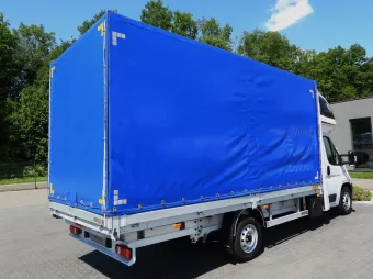 Fiat Ducato skrzynia plandeka 10 palet 180KM T85754 - tyl zabudowy