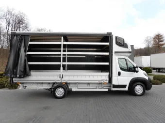 Fiat Ducato skrzynia plandeka 10 palet 180KM K01899 - zaladunek