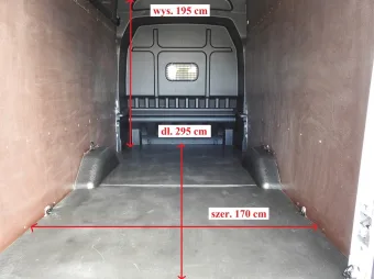 Ford Transit brygadówka 130KM J78198 - tyl zabudowy