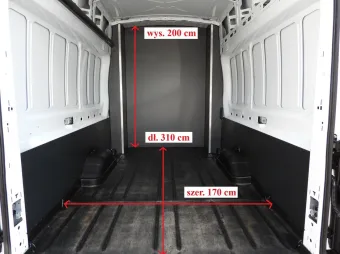 Ford Transit brygadówka 185KM M53556 - tyl zabudowy