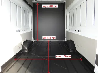 Ford Transit brygadówka 180KM U88643 - tyl zabudowy