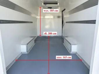 Ford Transit furgon chłodnia 170KM T28475 - tyl zabudowy