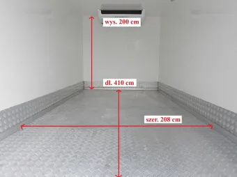 Ford Transit kontener chłodnia 8 palet 165KM S27692 - podwozie