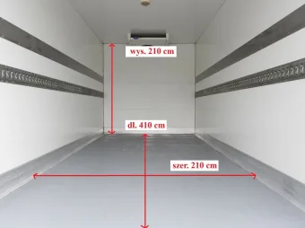 Ford Transit kontener chłodnia 8 palet 130KM T31382 - podwozie