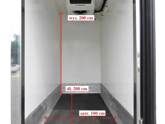 Ford Transit kontener chłodnia 130KM U89312 - radio