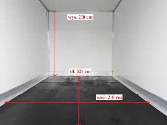 Ford Transit kontener chłodnia 130KM U89312 - tyl zabudowy