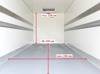 Ford Transit kontener chłodnia 8 palet 130KM T31364 - zabudowa