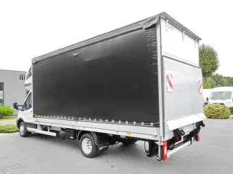 Ford Transit skrzynia plandeka 10 palet 130KM A30359 - bok tyl
