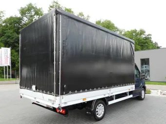 Ford Transit skrzynia plandeka 8 palet 170KM E66741 - tyl zabudowy