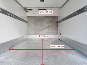 Iveco Daily kontener chłodnia 140KM 653106 - bok zabudowy
