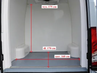 Iveco Daily furgon chłodnia 140KM 427384 - bok zabudowy