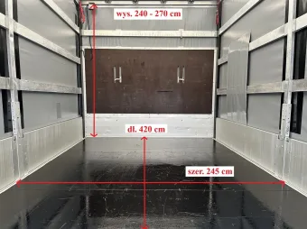 Iveco Daily skrzynia plandeka 10 palet 180KM 609285 - podwozie