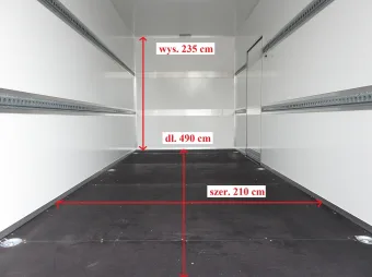 Iveco Daily kontener 10 palet 180KM 577306 - tyl zabudowy