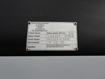 Iveco Daily skrzynia plandeka 10 palet 180KM 376946 - kokpit