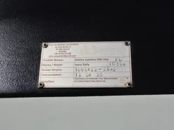 Iveco Daily skrzynia plandeka 10 palet 180KM 472897 - kokpit