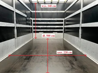Iveco Daily skrzynia plandeka 10 palet 180KM 372228 - podwozie