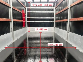 Iveco Daily skrzynia plandeka 10 palet 180KM 376946 - podwozie
