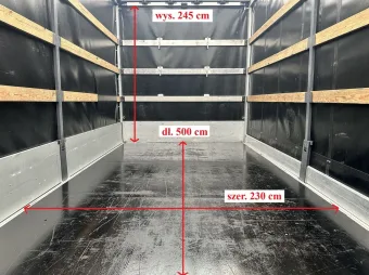 Iveco Daily skrzynia plandeka 10 palet 180KM 475050 - podwozie