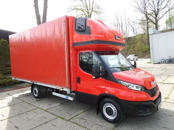 Iveco Daily skrzynia plandeka 10 palet 180KM 378090 - przod prawy