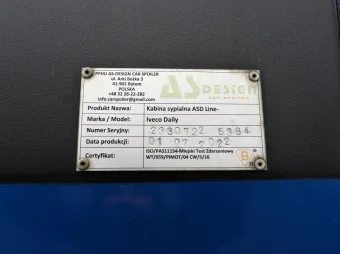 Iveco Daily skrzynia plandeka 10 palet 210KM 489702 - paka